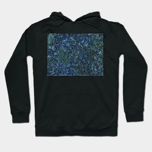 Sea Blue Sea Green watercolor abstract Hoodie